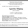 Mueller Agnetha 1936-2009 Todesanzeige